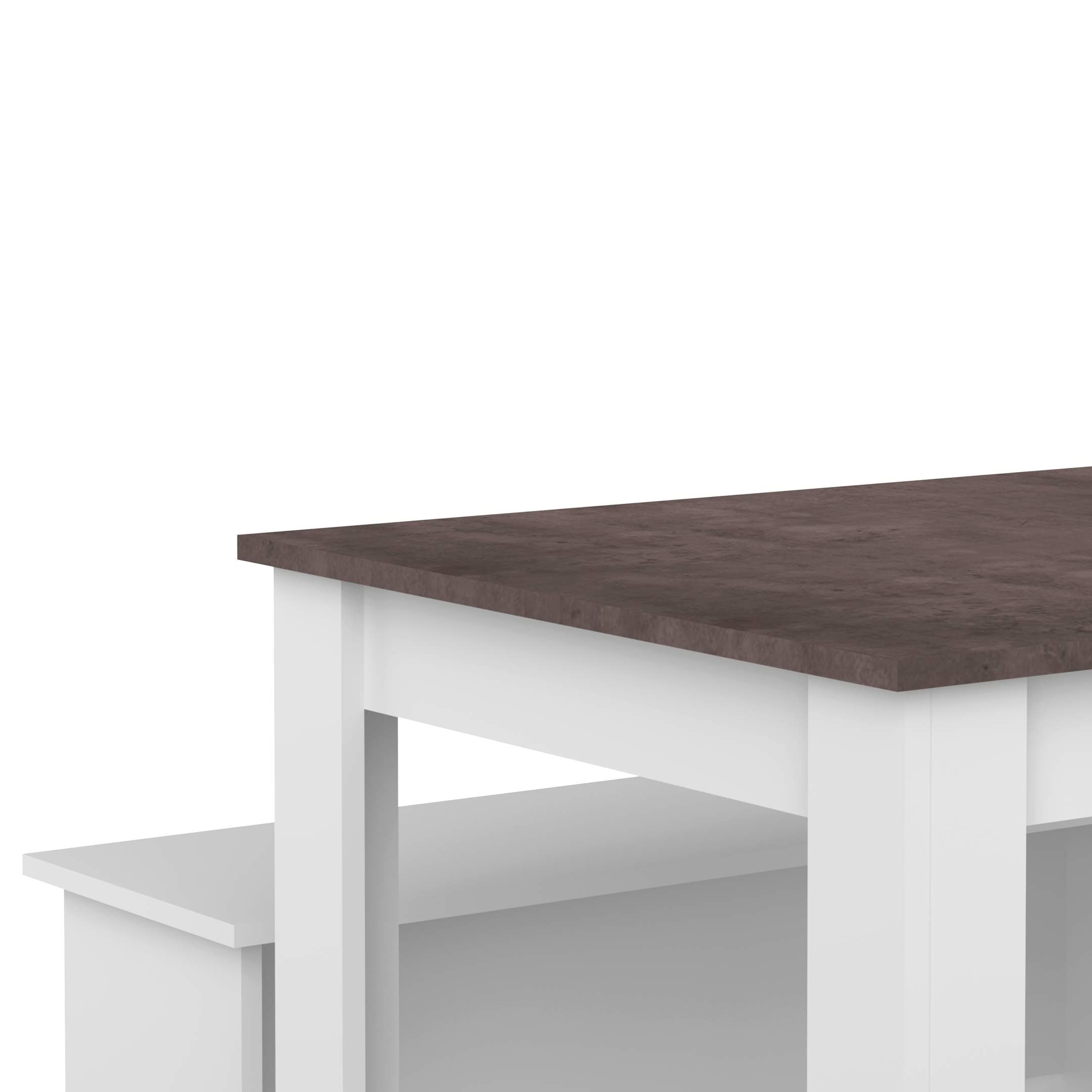 Lignora Pesaro Industrial Dining Set - 6