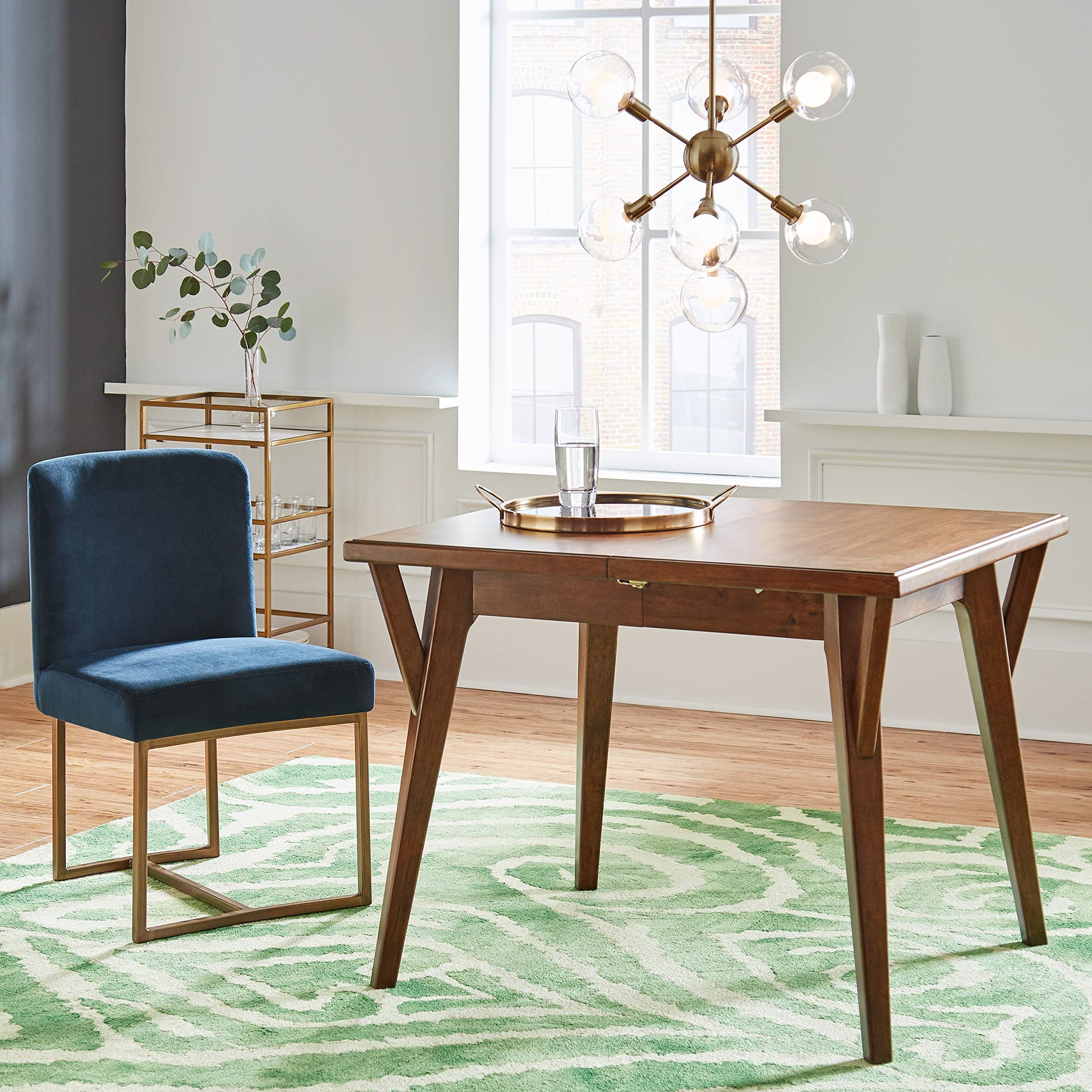 Lignora Cosenza Walnut Table Set - view 2